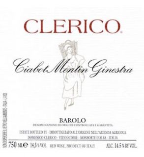 2003 Domenico Clerico 'Ciabot Mentin Ginestra' Barolo Docg 750ml Wine