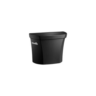 KOHLER Wellworth Black Black 1.28 GPF (4.85 LPF) 12 in Rough In Single Flush High Efficiency Toilet Tank