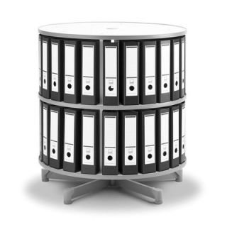 Empire Office Solutions Spin N File 2 Tier Rotary Binder Storage