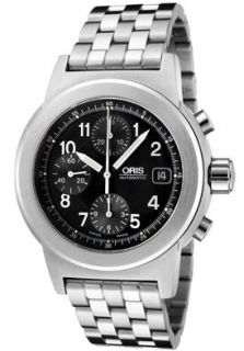 Oris 67475114164MB  Watches,Mens Big Crown BC3 Automatic Chronograph Black Dial Stainless Steel, Chronograph Oris Automatic Watches