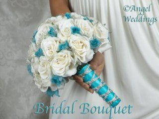 BEAUTIFUL SHANTI MALIBU Complete Wedding Package Bridal Bridesmaid Groom Corsage silk flowers