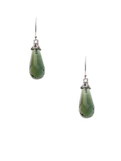 Classic Green Quartz Briolette Earrings by Judith Ripka
