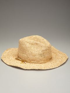 Raffia Crochet Continental Cowboy Hat by Hat Attack