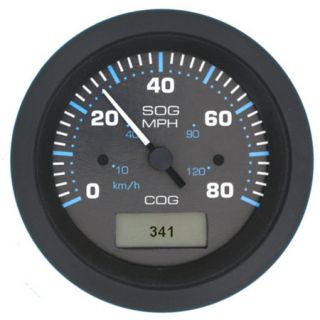 Teleflex Eclipse GPS Speedometer With LCD Heading Display 80MPH 93577