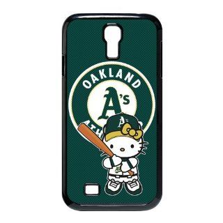 MLB Oakland Athletics SamSung Galaxy S4 Case Special Hello Kitty Design Galaxy S4 Case Cell Phones & Accessories