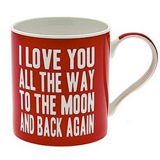 'the moon and back' mug by lucky roo