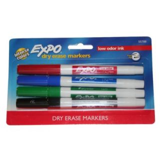 Expo Fine Tip Dry Erase Markers 4 pk.