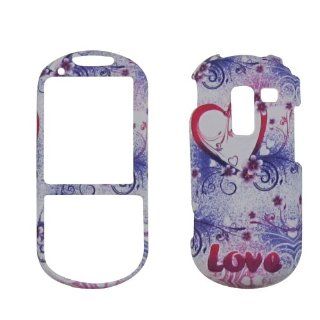 Love Faceplate Protector Hard Case for Samsung Messager 3 R570/m570/r455c (Me Cell Phones & Accessories