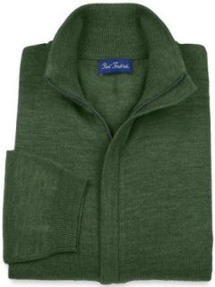 Paul Fredrick Men's Merino Wool Blend Full Zip Cardigan Sweater Hunter 4xl Tall at  Mens Clothing store