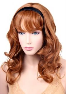 New Lady Sexy Long Wavy Blonde Party Hair Cosplay Wigs Costume Wigs Clothing