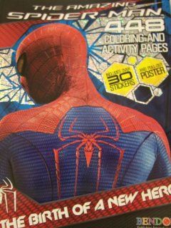 The Amazing Spiderman 448 Page Coloring and Activity Book ~ The Birth of a New Hero (Includes Stickers and Pull out Poster) Toys & Games