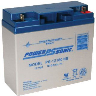 Power Sonic Genuine PS 12180NB 12V 18 Ah Rechargeable SLA Battery Camera & Photo