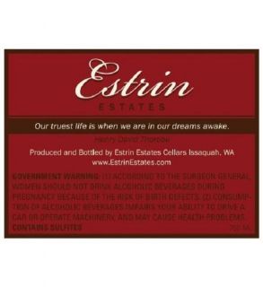 2010 Estrin Estates "The Reserve" Cabernet Sauvignon 750 mL Wine