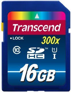 Transcend 16 GB High Speed 10 UHS Flash Memory Card TS16GSDU1 (up to 45 MB/s, 300x) TRANSCEND Computers & Accessories