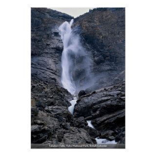 Takakaw Falls, Yoho National Park, British Columbi Print