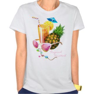 Tropical Cocktail Tee Shirts