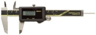 Mitutoyo ABSOLUTE 500 463 Digital Caliper, Stainless Steel, Solar Powered, Inch/Metric, 0 4" Range, +/ 0.001" Accuracy, 0.0005" Resolution, Meets IP67 Specifications