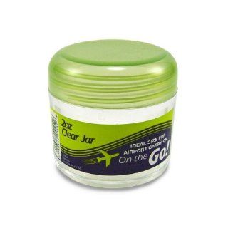 Sprayco C 452 clear cream jar, 2 ounces.   Makeup Travel Cases And Holders