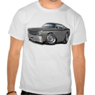 1970 74 Duster Grey Black Car Shirts