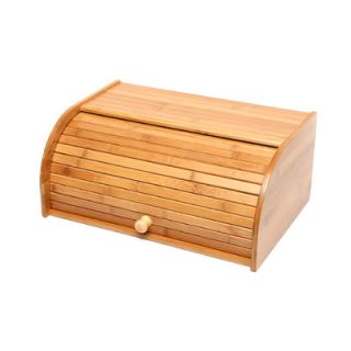 Lipper International Bamboo Roll Top Bread Box