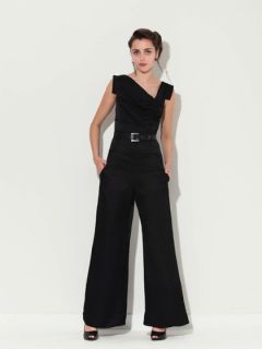 Jackie Linen Jumpsuit by Black Halo