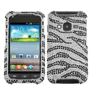 BasAcc Black/ Zebra Diamante Case For Samsung I547 Galaxy Rugby Pro BasAcc Cases & Holders