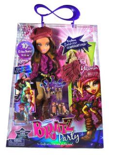 MGA Entertainment Bratz 10th Anniversary "Passion for Fashion" Party Series 10 Inch Doll   YASMIN with 2 Sets of Outfits, Pink Hat, 2 pair of Shoes, Earrings, Necklace, Bracelet and Purse Toys & Games