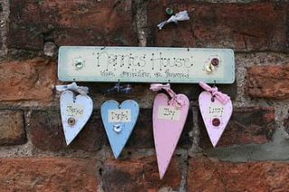 personalised 'grandma's house' sign by primitive angel country store