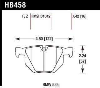 Hawk Performance HB458Z.642 Performance Ceramic Brake Pad Automotive