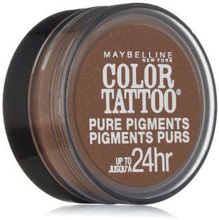 Maybelline New York Eye Studio Color Tattoo Pure Pigments, Downtown Brown, 0.05 Ounce  Eye Shadows  Beauty