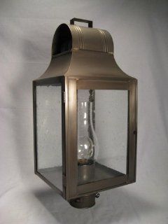 Culvert Top Post Raw Copper Medium Base Socket With Chimney Seedy Marine Glass   Close To Ceiling Light Fixtures  