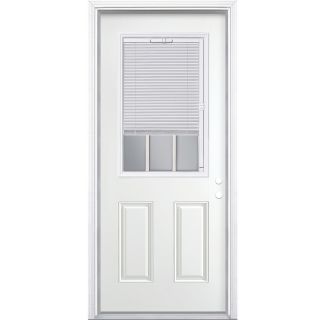 ReliaBilt 9 Lite Prehung Inswing Steel Entry Door (Common 80 in; Actual 36 in x 82.75 in)