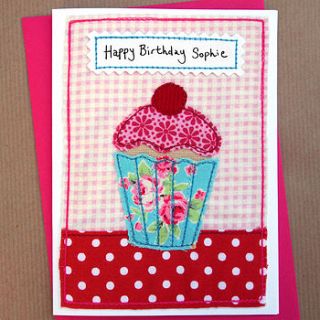cupcake handmade girls birthday card by jenny arnott cards & gifts