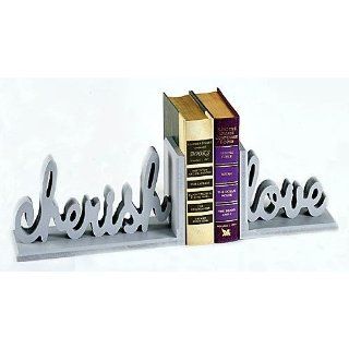 Cherish Love Bookend Glitter No, Left Bookend Color Black, Right Bookend Color Cherry Pink   Collectible Figurines