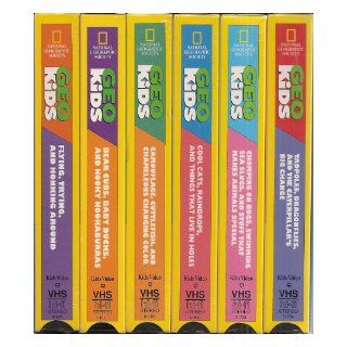 National Geographic Kids Video Geo Kids   (6 VHS Tapes in Slipcase) Unknown  Kids' Books