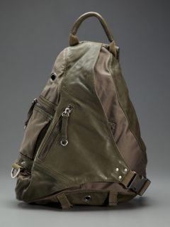 Leather Single Strap Backpack by Nicholas K