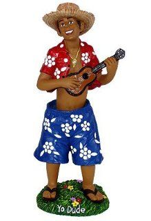 Yo Dude Hawaiian Dashboard Hula Doll Automotive