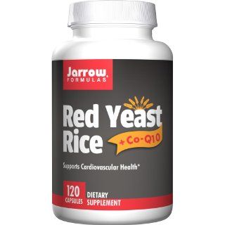 Jarrow Formulas Red Yeast Rice + CoQ10, 650 mg, 120 Count Health & Personal Care