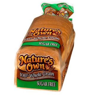 Natures Own Sugar Free 100% Whole Grain Bread 1