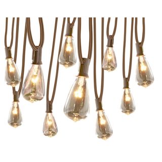 Gemmy 10.5 ft White Edison Bulbs String Lights