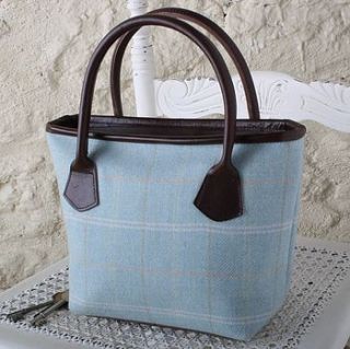 ascot tweed handbag by katie bonas