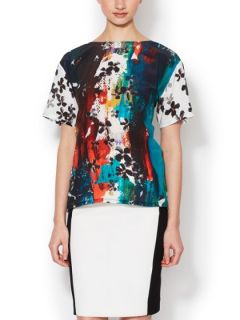 Silk Painter Top by Peter Som