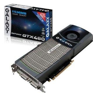 Galaxy Technology GeForce GTX 480 1536 MB GDDR5 PCI Express 2.0 DVI/DVI/Mini HDMI SLI Ready Graphics Card, 80XLH5HS8GUX Electronics