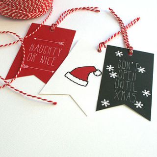 christmas gift tags by heidi nicole