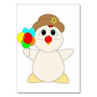 Huggable Chicken Clown Business Card Template