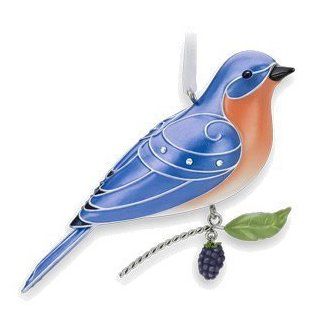 Hallmark Ornament 2010 Eastern Bluebird #6 in the Beauty of the Birds Series  Decorative Hanging Ornaments  