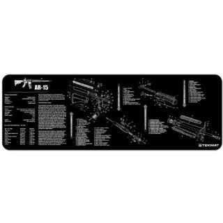 TekMat 12 Inch X 36 Inch Long Gun Cleaning Mat with AR15 Imprint, Black  Hunting Cleaning And Maintenance Products  Sports & Outdoors