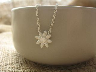 mini daisy pendant by lucy kemp jewellery