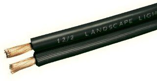 Prime LC010845 12/2 Landscape Lighting Cable Bulk Reel, Black, 500 Feet   Electrical Wires  