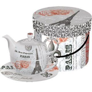 Paperproducts Design Tea Set Gift Box, Paris Kitchen & Dining